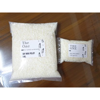 soy wax pellet ไขถั่วเหลืองแบบเม็ด  ขนาด 1กิโลกรัม