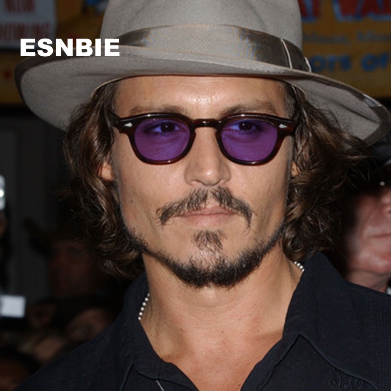 Ready StockAcetate Sunglasses Men Round Small Vintage Sun Glasses Women ...