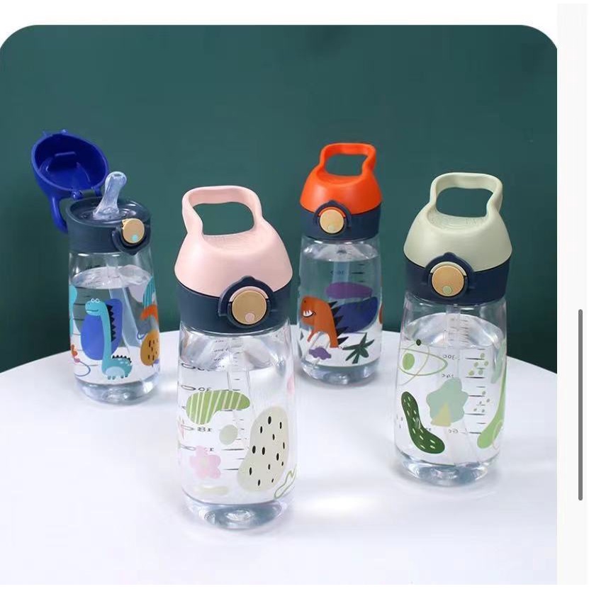 กระติกน้ำเด็กนำเข้า วัสดุ Tritan กระติกน้ำเด็กสะพายเด็กไปโรงเรียน - รูปที่ 4