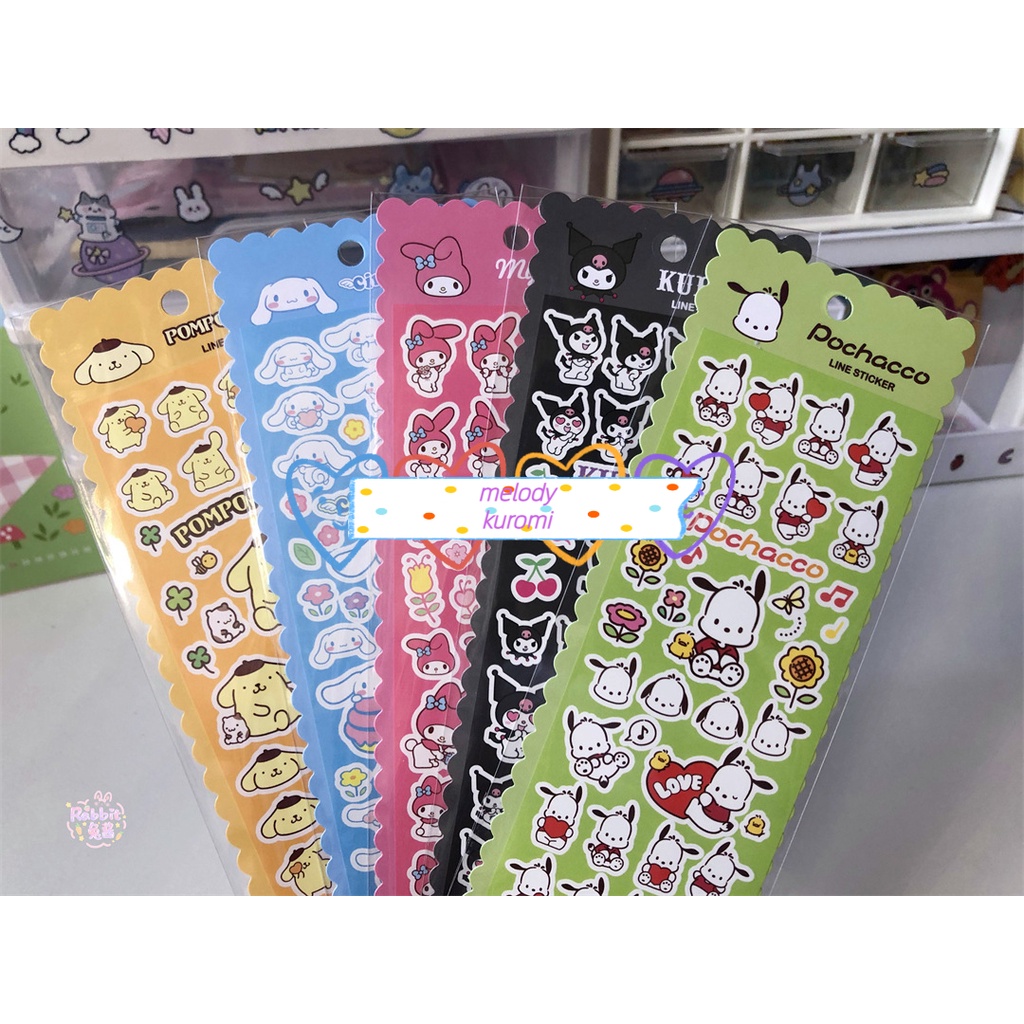 สติ๊กเกอร์เมโลดี้คิตตี้ไดอารี่ตกแต่ง ทําเอง