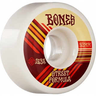 ล้อสเก็ตบอร์ด  Bones Retros V4 Wide Street Tech Formula 103A Skateboard Wheels 53mm