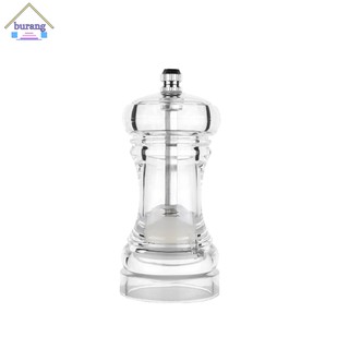 Acrylic Grinder Transparent Pepper Mill Manual Crusher Ceramic Core Cruet Kitchen Tool