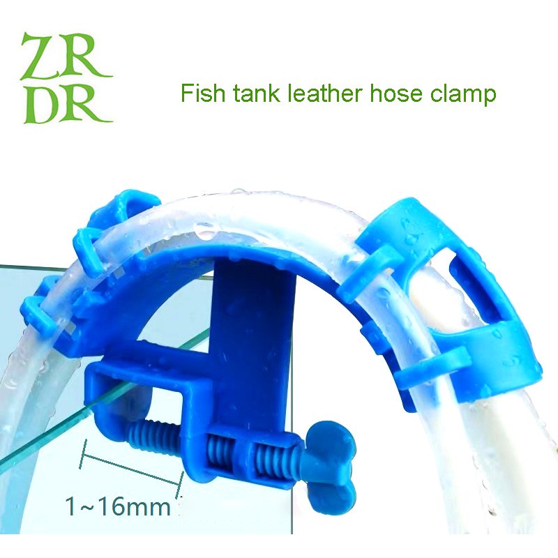 5 Tube Soft Hose Manifold Mount Fixture Holder Hanger Supplies Reef Tank Transparent PC Fish