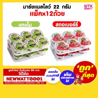 มาร์ชแมลโลว์ 22 กรัม (แพ็คx12ถ้วย)