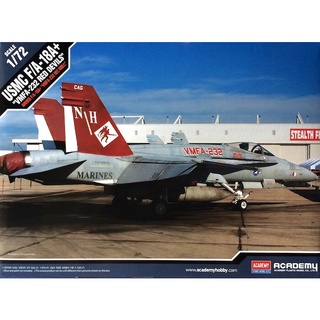 โมเดลเครื่องบินประกอบ ACADEMY USMC F/A 18A+ VMFA-232 RED DEVILS 1/72