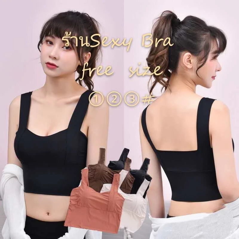 เสื้อกั๊ก บราสปอร์ต มีฟองน้ำ แขนกุด/สายเดี่ยว
