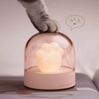 LED Night Light โคมไฟรูปการ์ตูนน่ารัก โคมไฟกลางคืน โคมไฟข้างเตียง โคมไฟรูปอุ้งเท้าแมว โคมไฟรูปแมวน่ารัก 🧡