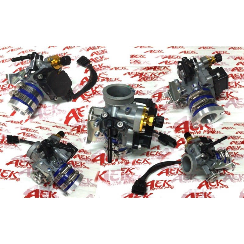 เรือนลิ้นเร่ง CBR150 ใส่ PCX150 ปี2014-2019 แบบลิ้นตั้ง CNC (ครบชุด) แท้โรงงานเกรดAAA