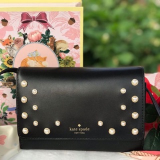 พร้อมส่ง Kate Spade ♠️ @3,290 ถอดสายได้ คอสบอดี้ได้ ใส่8+ สบายค่ะ มีช่องบัตรเยอะ