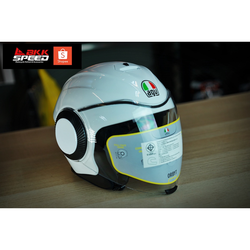 AGV orbyt pearl white
