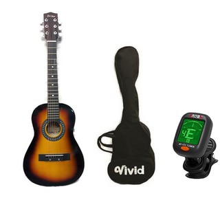 Acoustic Guitar กีตาร์โปร่ง 30นิ้ว (สีSB) + แถมกระเป๋า + แถมเครื่องตั้งสาย AT-101