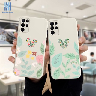 เคสโทรศัพท์มือถือ OPPO A12 A74 A15S A15 A1K A54 A5S A3S A16 A95 A7 A5 A9 A31 A53 2020 Reno 5 4 5F 4F A52 A11K A92 A35 A11 A93 A32 A72 A94 A53S F17 PRO A16S A12S A12E A33 A55 A36 A76 A96 ขอบตรง ลายดอกไม้ ลายการ์ตูนมิกกี้ มินนี่เมาส์ เคสโทรศัพท์