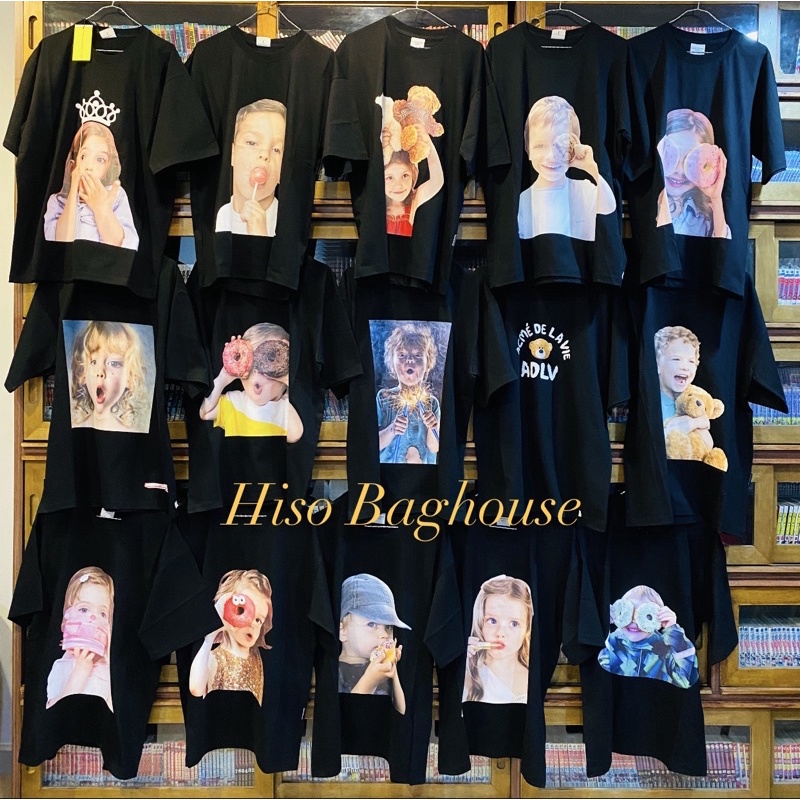 พร้อมส่ง แท้ % เสื้อยืดหน้าเด็ก ADLV BABY FACE SHORT SLEEVE T-SHIRT