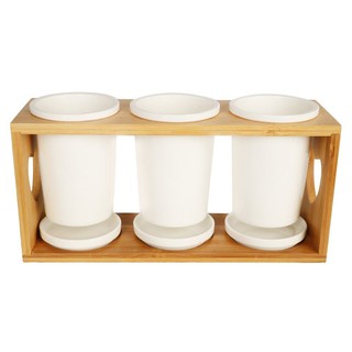 ที่ใส่อุปกรณ์บนโต๊ะอาหาร เซรามิก BAMBOO  TABLEWARE STAND BAMBOO