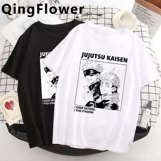 เสื้อยืด พิมพ์ลายกราฟฟิคอนิเมะ Jujutsu Kaisen Yuji Itadori แฟชั่นฤดูร้อน สไตล์ญี่ปุ่น สําหรับผู้ชาย และผู้หญิง