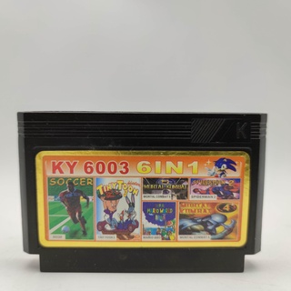 FC 6 in 1 - มี ริวเคนเดน แฮค สไปเดอร์แมน ตลับก๊อป รวมเกมส์ Famicom เล่นได้ ตามรูป