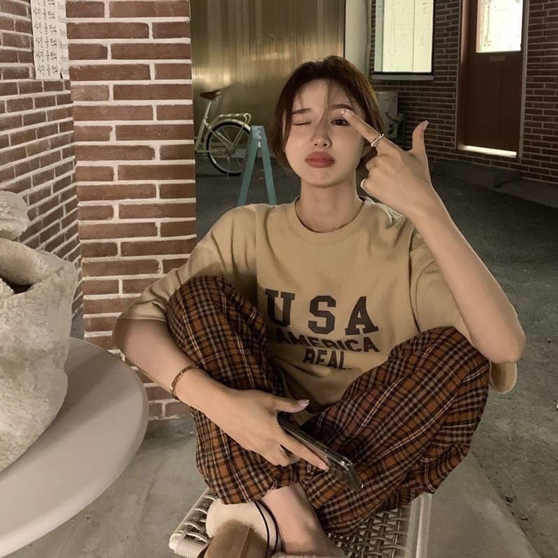 เสื้อ USA  อก44-46” ยาว 26”