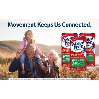 Move Free Advanced Plus MSM Glucosamine มูฟฟรี กลูโคซามีน ลดอาการปวดเข่า movefree อาหารเสริมบำรุงเข่า ข้อกระดูก ข้อต่อ