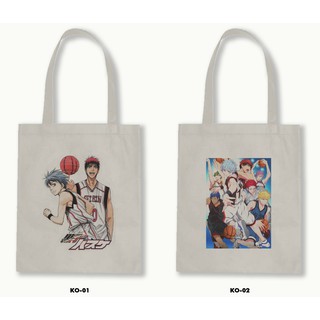 Kurokos BASKETBALL/KUROKO NO BASUKE กระเป๋าเป้สะพายหลัง ทรงโท้ท ลายอนิเมะ มังงะ