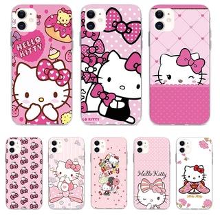 เคสโทรศัพท์มือถือซิลิโคนลาย Hello Kitty สําหรับ Oppo F5 Lite F7 F9 F11 Pro