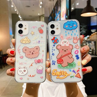 เคสซิลิโคน เคสกันกระเเทก สำหรับโทรศัพท์รุ่น 11 pro max 6P/6Splus 7/8/SE(2020) 7P/8Plus X/XS XR XSMax 12 12pro #839