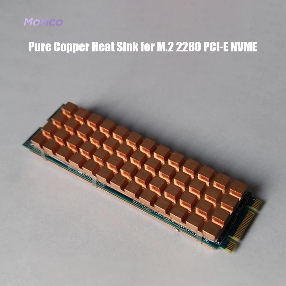 PC Notebook SSD Heat Sink for M.2 2280 PCI-E NVME with Thermal Pad Heatsink