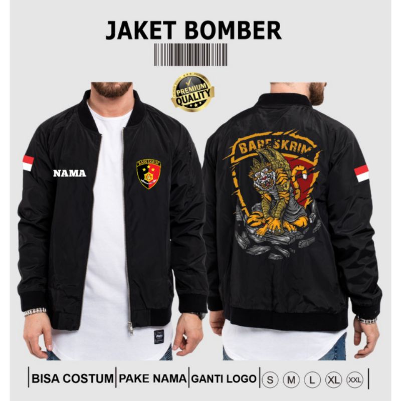 เสื้อแจ็คเก็ต Polri BARESKRIM BOMBER | Bareskrim POLICE BOMBER JACKET | เสื้อแจ็คเก็ตตํารวจ BOMBER