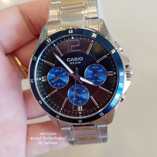 นาฬิกา CASIO ของแท้ รับประกันศูนย์ รุ่น MTP-1374D นาฬิกาสำหรับผู้ชาย มี 6 เข็ม กันน้ำลึก 50 เมตร ของใหม่