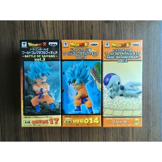 Banpresto WCF Dragonball Z (รวม 3 กล่อง) ดราก้อนบอล ซูเปอร์ไซย่าบลู โกคู, ฟรีเซอร์