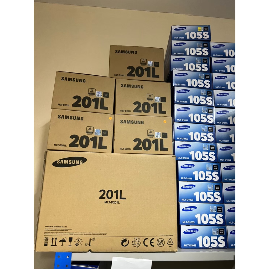 ตลับผงหมึกโทนเนอร์ สีดำ Samsung MLT-D201L ของแท้
