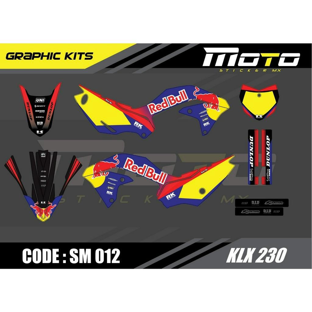 สติ๊กเกอร์ KLX 230 KAWASAKIทั้งคัน Graphic kit สติ๊กเกอร์เคลือบเงา สุดคุ้ม