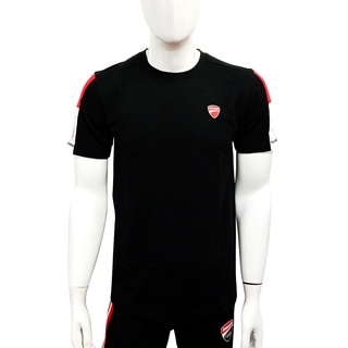 DUCATI T-Shirt เสื้อยืดดูคาติ DCT80 388 สีดำ