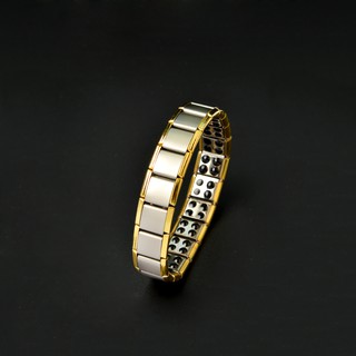 สร้อยข้อมือแม่เหล็ก Germanium Titanium  Steel Bracelet 316L รุ่น :SZ317