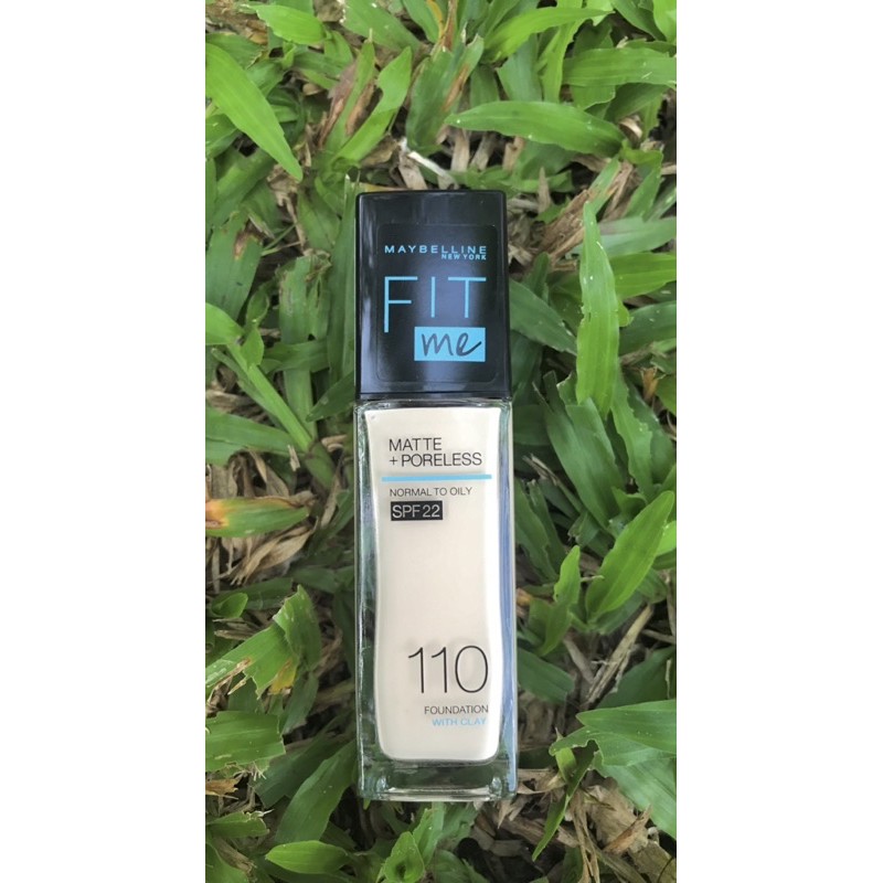 รองพื้นคุมมันเมย์เบลลีนฟิต มี แมท แอนด์ พอร์เลส 30 มล. รองพื้นคุมมัน (เครื่องสำอาง No.110 ,รองพื้น,ครีมรองพื้น,เนื้อแมท)