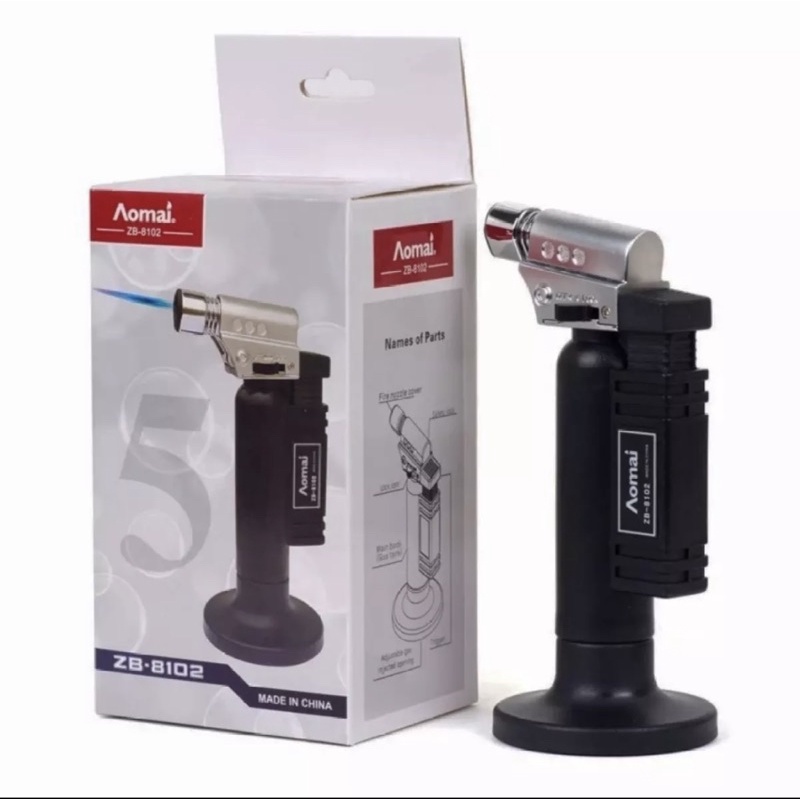 ซื้อ AOMAI Multi Purpose GAS Torch ZB-8102 หัวพ่นไฟ หัวพ่นไฟทำอาหาร หัวพ่นไฟแต่งหน้าขนมเค้ก ทำซูชิ หัวเป่าแก๊ส หัวพ่นแก๊ส