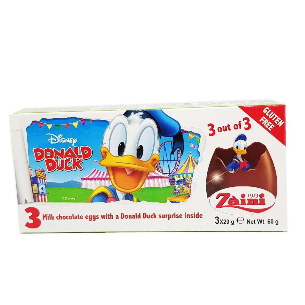 SU015 Zaini Chocolate Egg Surprise ไข่ เซอร์ไพร์ส ช๊อคโกแล๊ค พร้อมของเล่นสุดฮิต - Donald Duck
