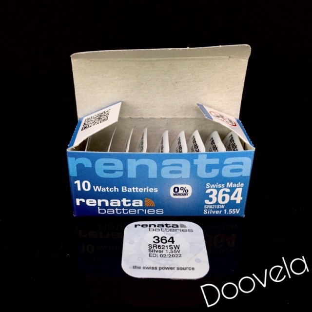 ถ่านกระดุม Renata 364 (SR621SW) 1 ก้อน