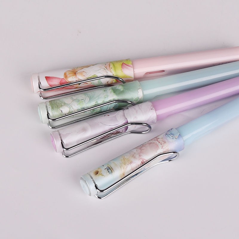 Yiren Hot erasable fountain pen ink blue pure sac rubs and easy to wipe