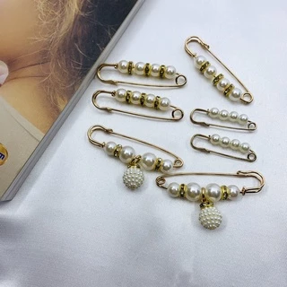 vintage jewerly เข็มกลัดไข่มุก เข็มกลัด เสื้อผ้า เข็มกลัดมุกคอคงที่สตรี2022ใหม่อินเทรนด์เอว Pin อุปกรณ์เสริมกางเกง