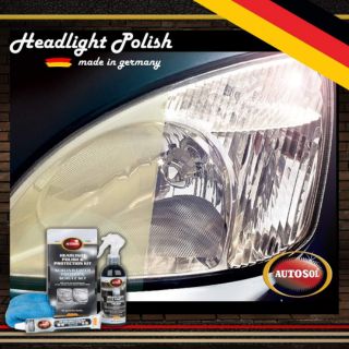 Autosol Headlight Polish Kit ชุดน้ำยาขัดไฟหน้า