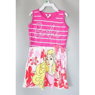 barbie girl dress ชุดเดรส เด็กผู้หญิง บาร์บี้