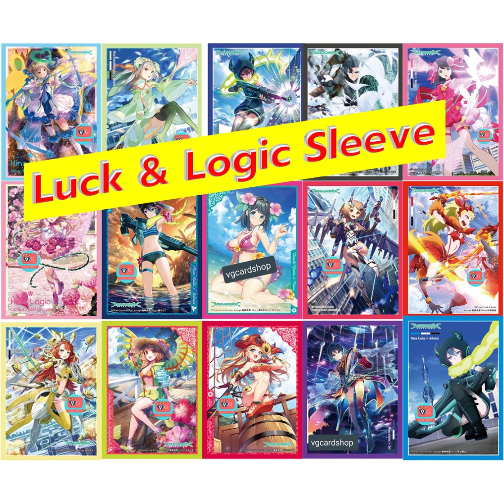 สลีฟ ซองใส่การ์ด บัดดี้ไฟท์ โปเกม่อน ลาย Luck &amp; Logic ของแท้ made in japan VG Card Shop vgcardshop