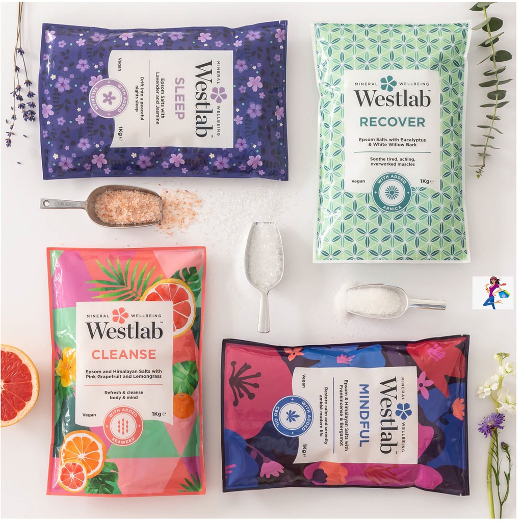 🛁 พร้อมส่ง 🛀 Westlab Bathing Salts 1000g