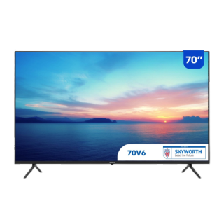 โปรโมชั่น : 70V62022MALL315เหลือ16200.- SKYWORTH 70 นิ้ว Android 10 TV 4K รุ่น 70V6 รองรับWIFIYoutube Google Play