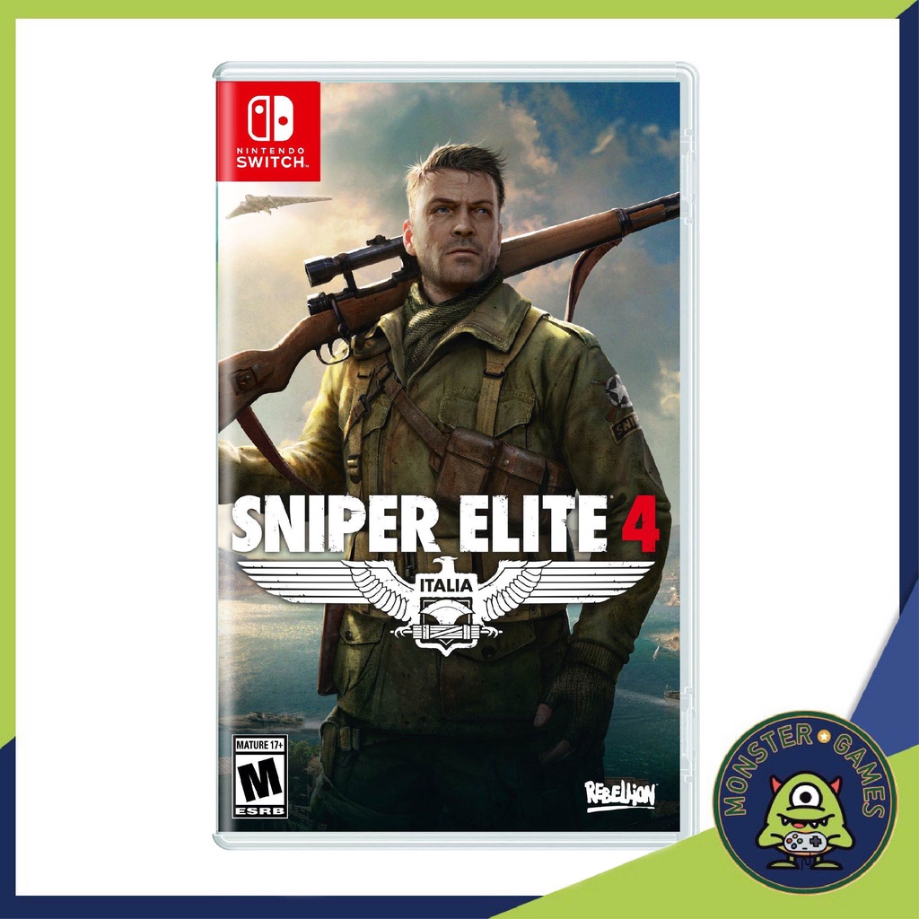 Sniper Elite 4 Nintendo Switch Game แผ่นแท้มือ1!!!!! (Sniper 4 Switch)