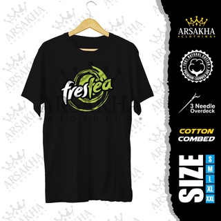 เสื้อยืด พิมพ์ลายเครื่องดื่ม Frestea Distro Arsakha