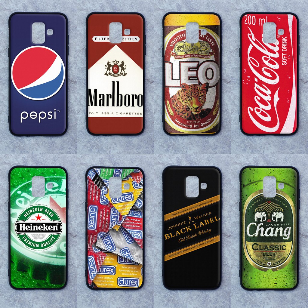 เคส Samsung A6 ลายเครื่องดื่ม ขอบนิ่มหลังแข็ง เคสมือถือ เคสโทรศัพท์ Case