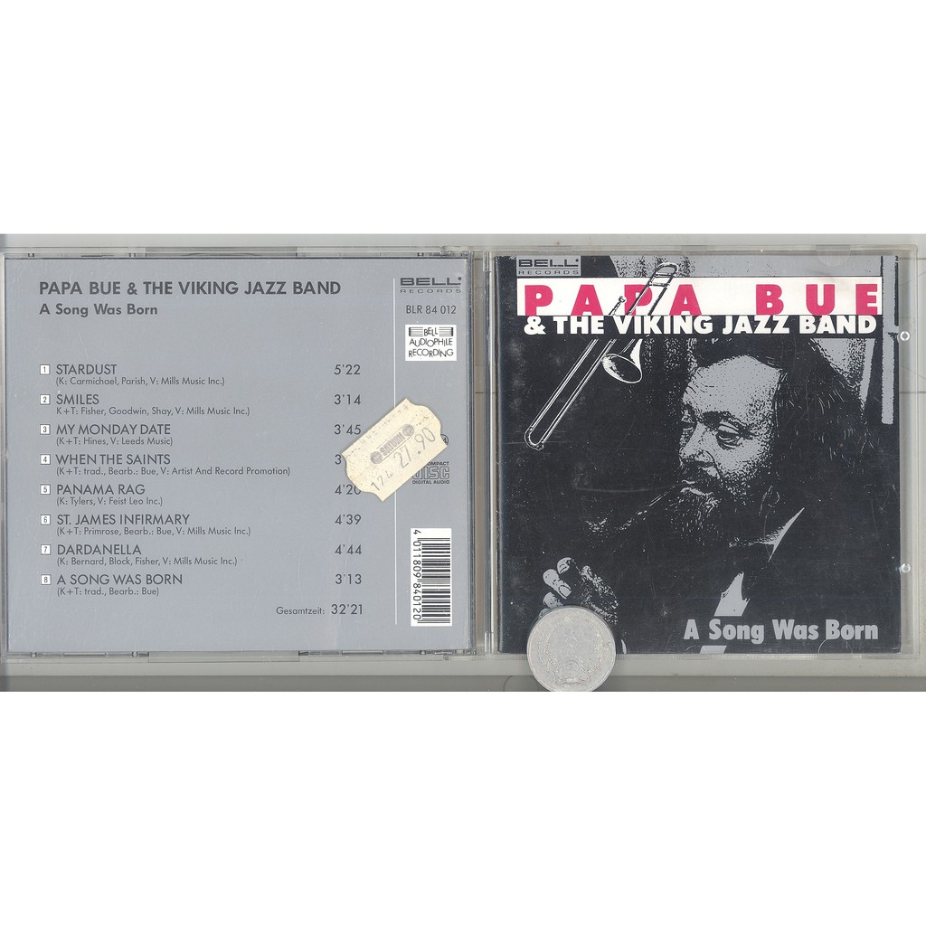 Stereomate - ซีดีต้นฉบับ: Papa Bue & The Viking Jazz Band - A Song Was Born