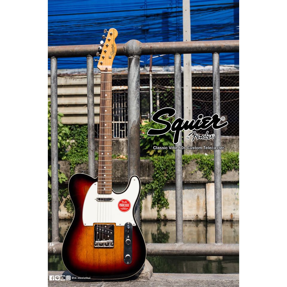 Squier Classic Vibe 60s Custom Telecaster Shopee Thailand