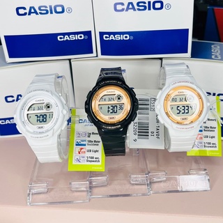 CASIO นาฬิกาดิจิตอล สายซิลิโคน